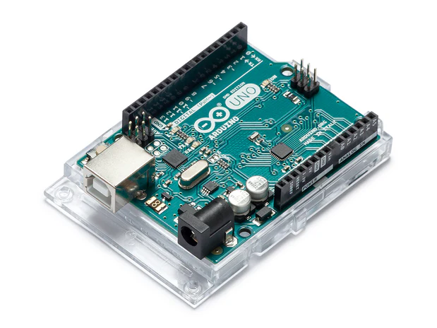 Arduino Uno Rev3 SMD – vue sur le boîtier CMS ATmega328P